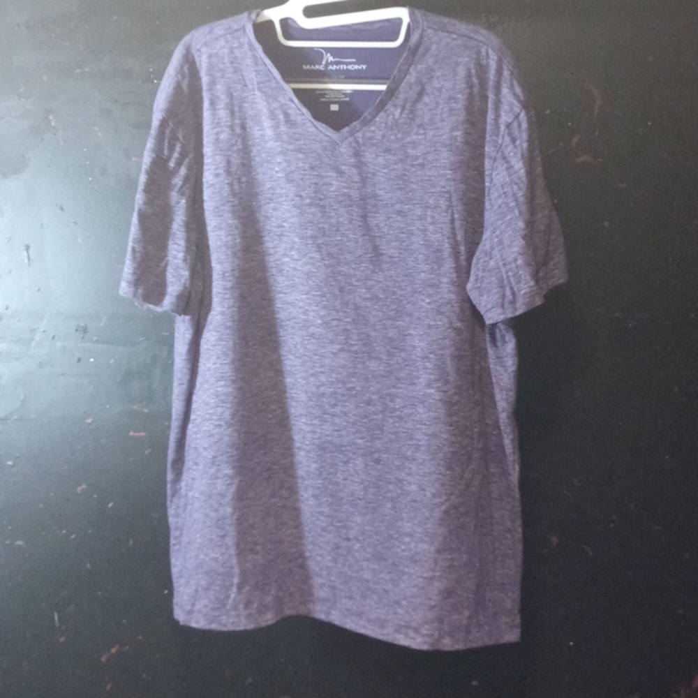 Purple vee neck shirt